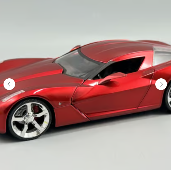 Jada Big Time Muscle 2009 Corvette Stingray Concept Red Diecast Model Car 1:24